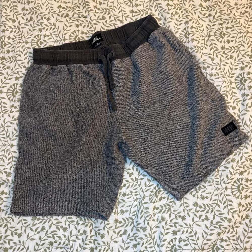 O'Neill Heathered Gray Drawstring Fleece Shorts